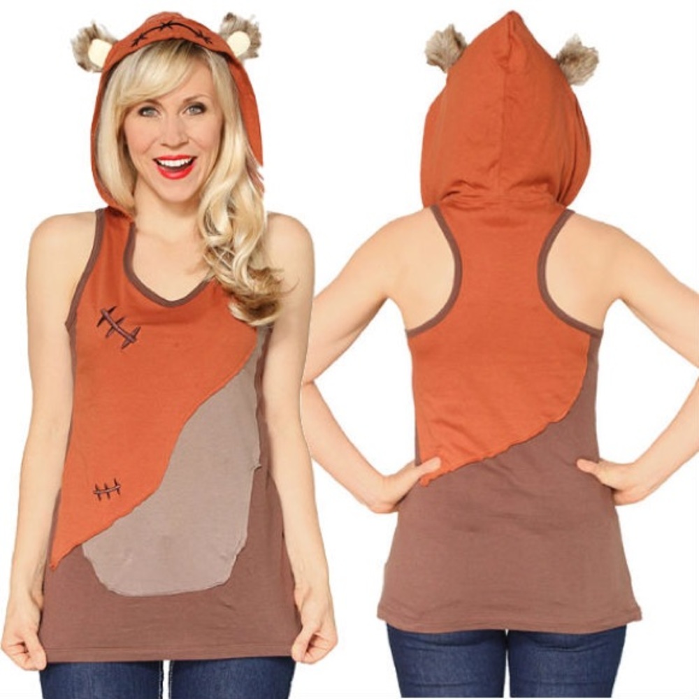NWT! Ewok Hooded Tank Star Wars! WM